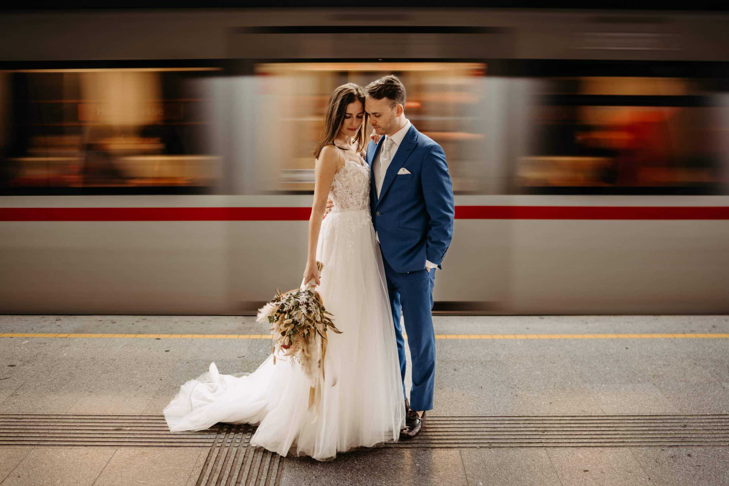 Urban After Wedding Session in Vienna | Jenny & Paul